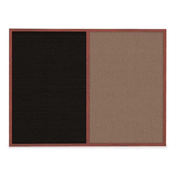 Sliding Door Indoor Enclosed Corkboard, 3